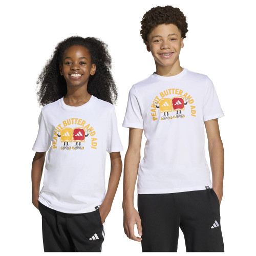 Adidas Παιδική κοντομάνικη μπλούζα Street Sports Food Graphic Tee